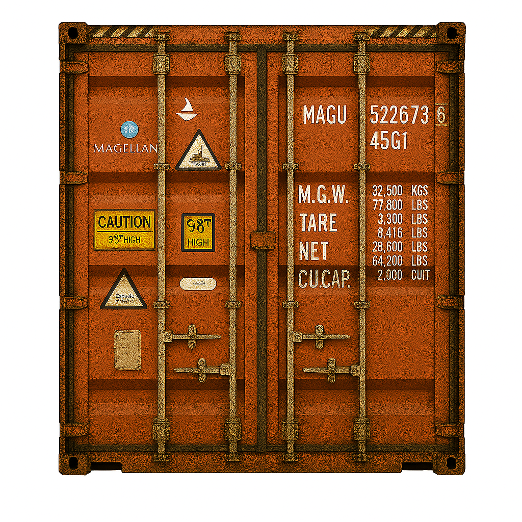 40 Fuß HC Seecontainer KC0012